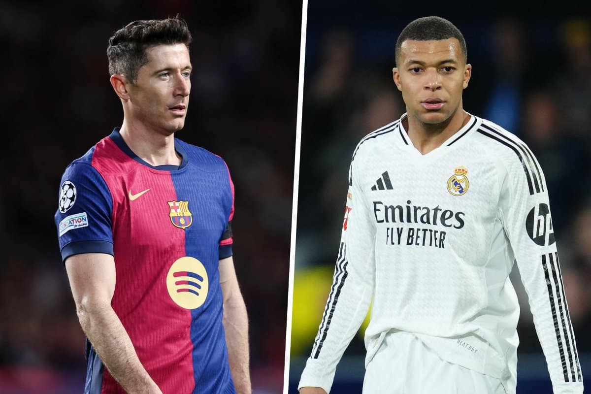 Robert Lewandowski i Kylian Mbappe