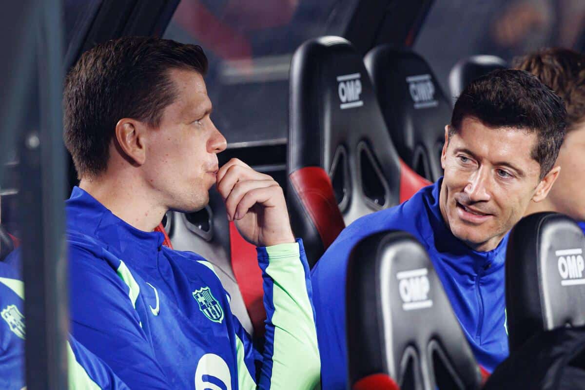 Wojciech Szczęsny i Robert Lewandowski
