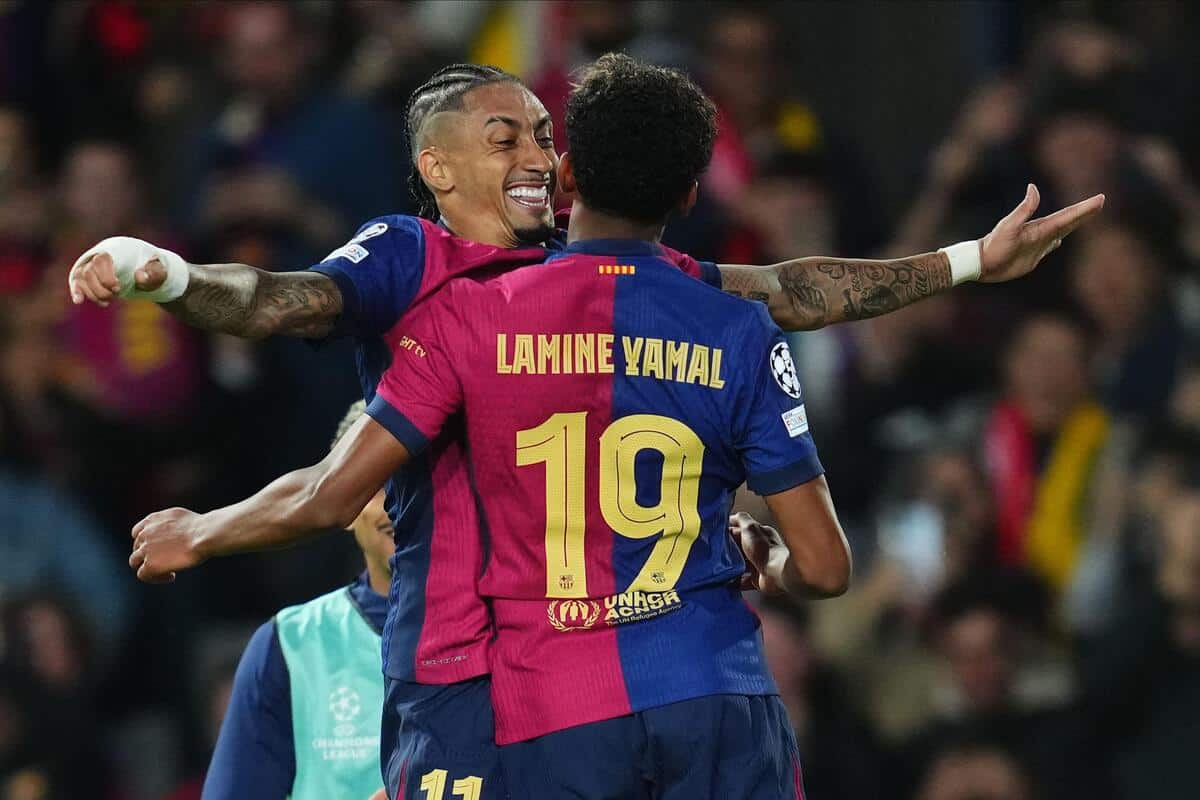 Raphinha i Lamine Yamal