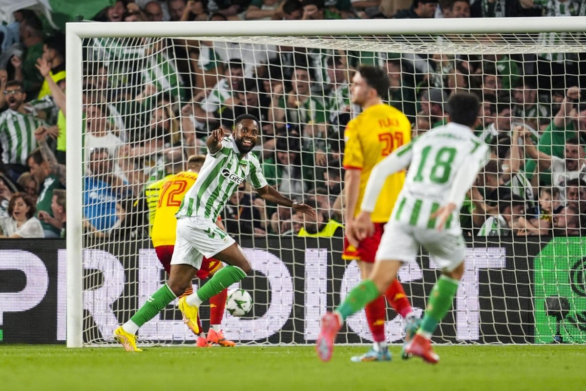 Fragment meczu Betis - Jagiellonia