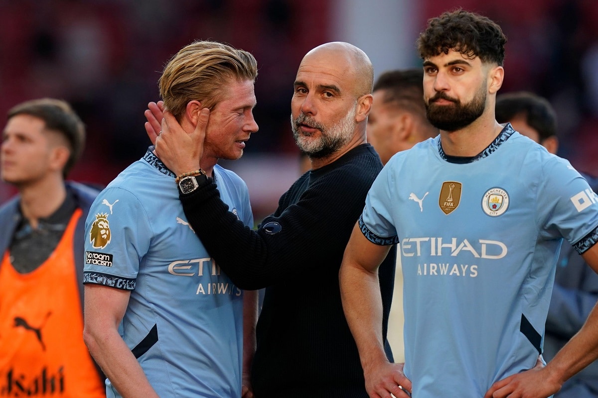 Kevin De Bruyne i Josep Guardiola