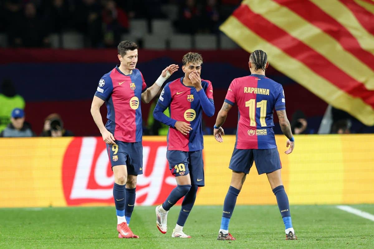 Lewandowski, Lamine Yamal, Raphinha