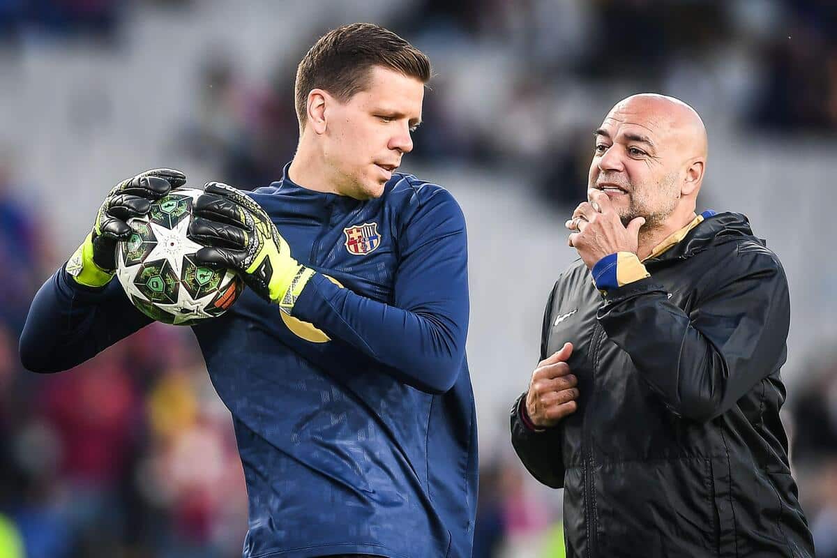 Wojciech Szczęsny i Jose Ramon De La Fuente