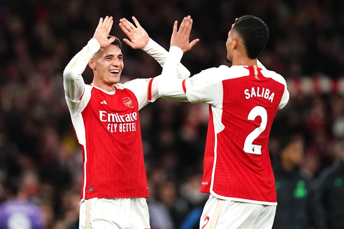 Jakub Kiwior i William Saliba