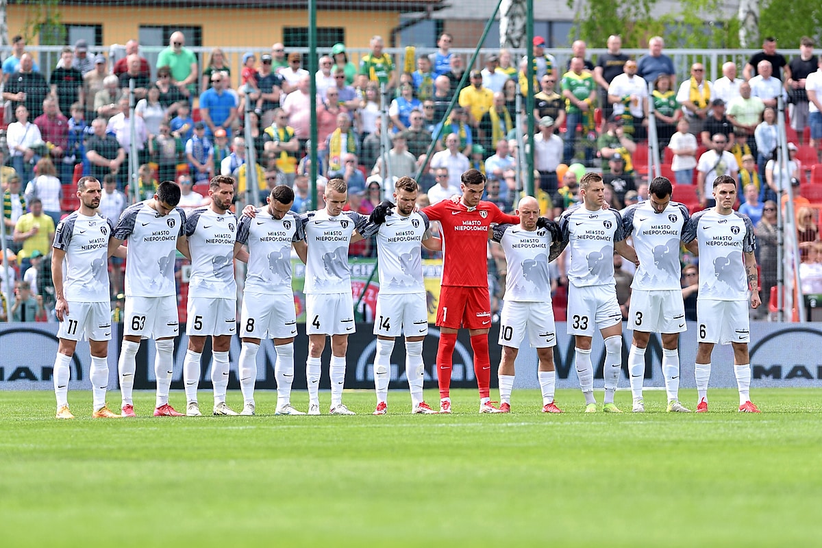 Piłkarze Puszczy Niepołomice