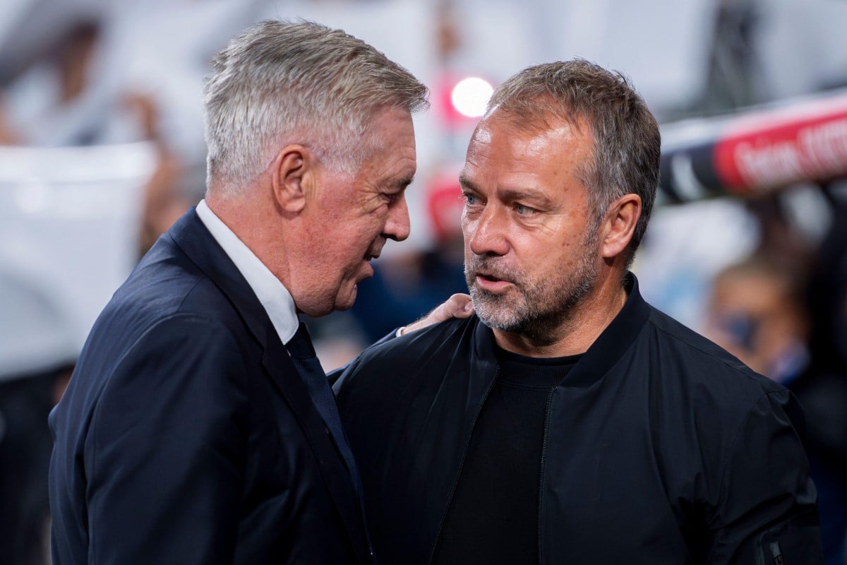 Carlo Ancelotti oraz Hansi Flick