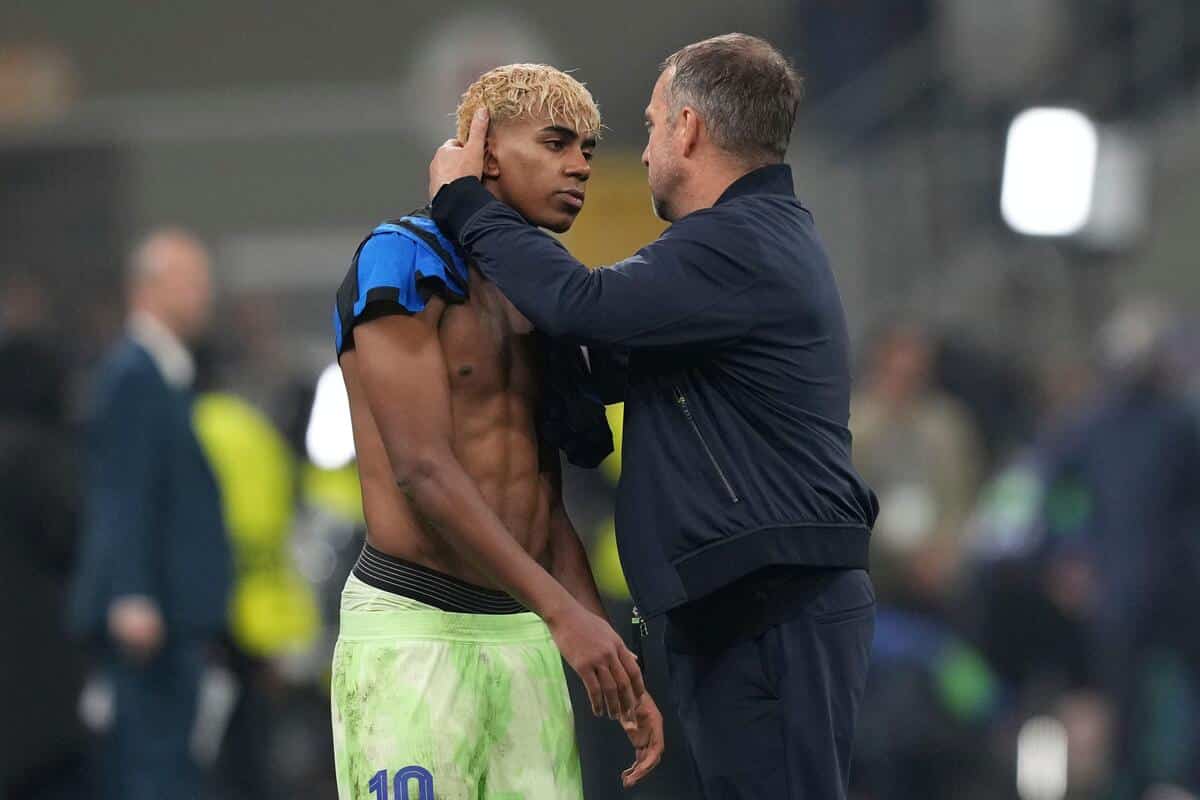 Hansi Flick i Lamine Yamal