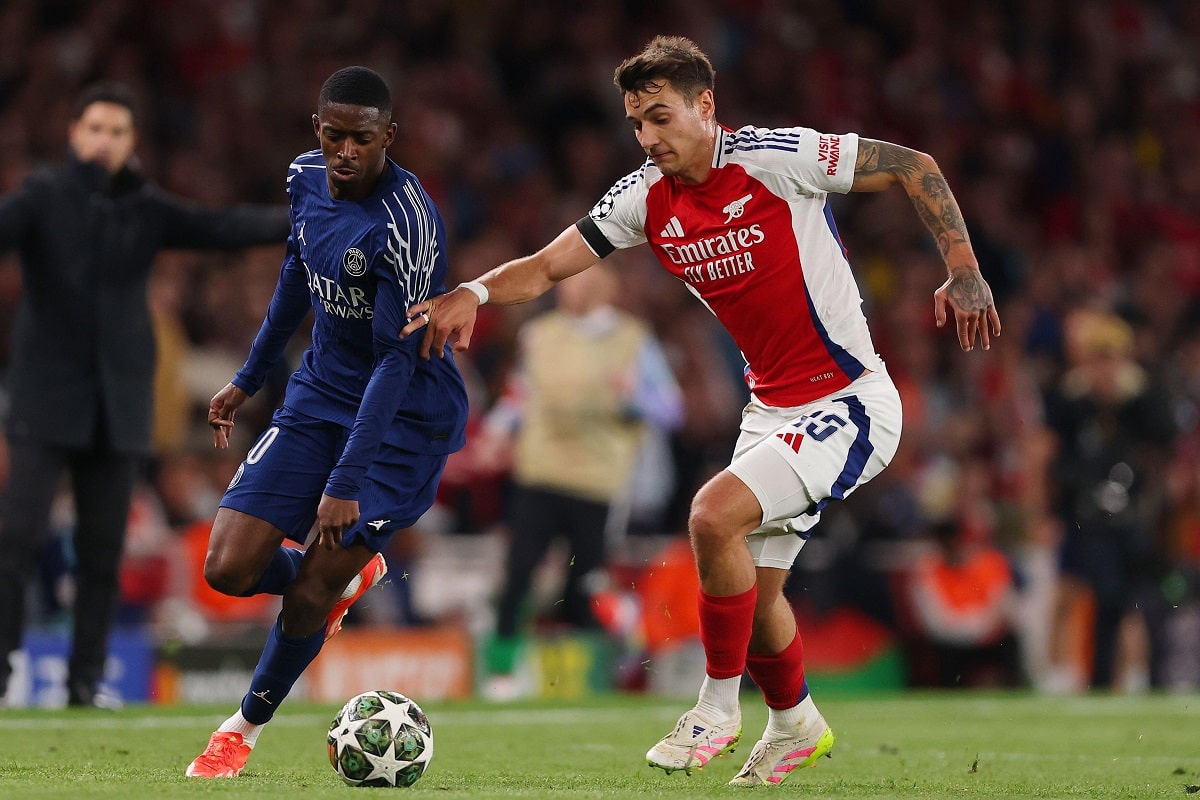 Jakub Kiwior i Ousmane Dembele