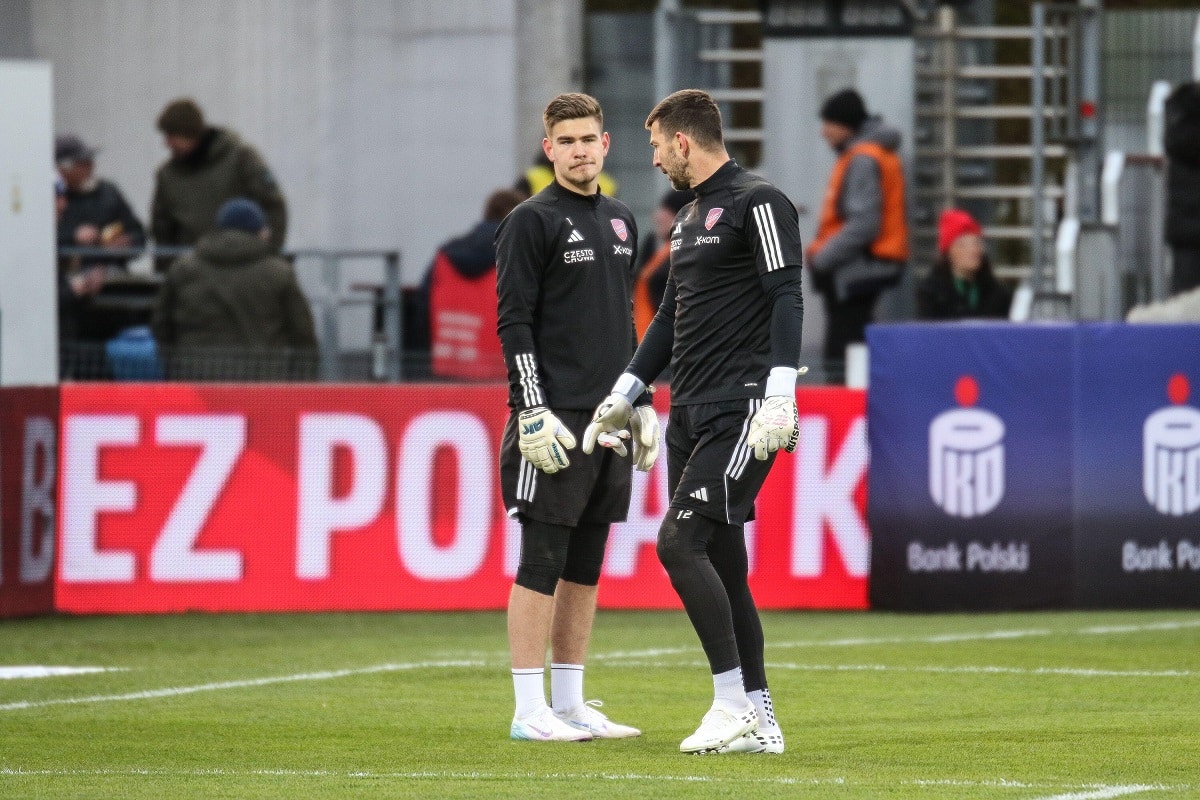 Kacper Trelowski i Dusan Kuciak