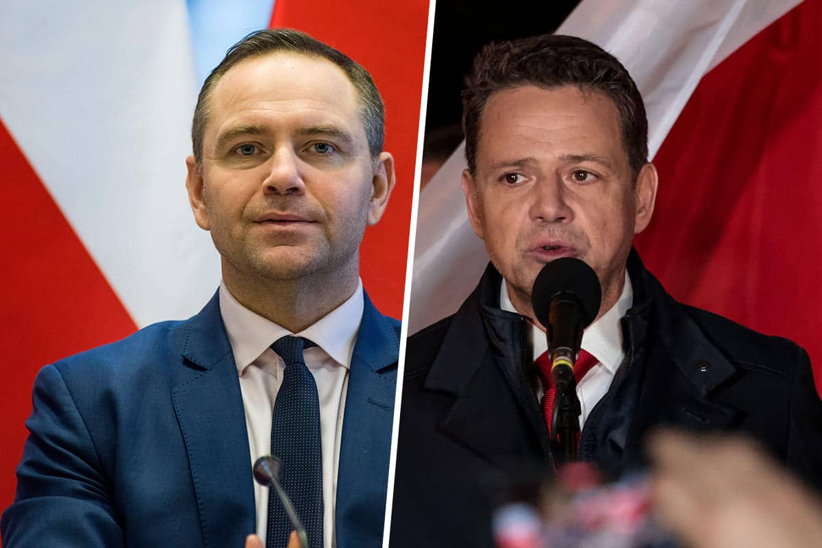 Karol Nawrocki i Rafał Trzaskowski