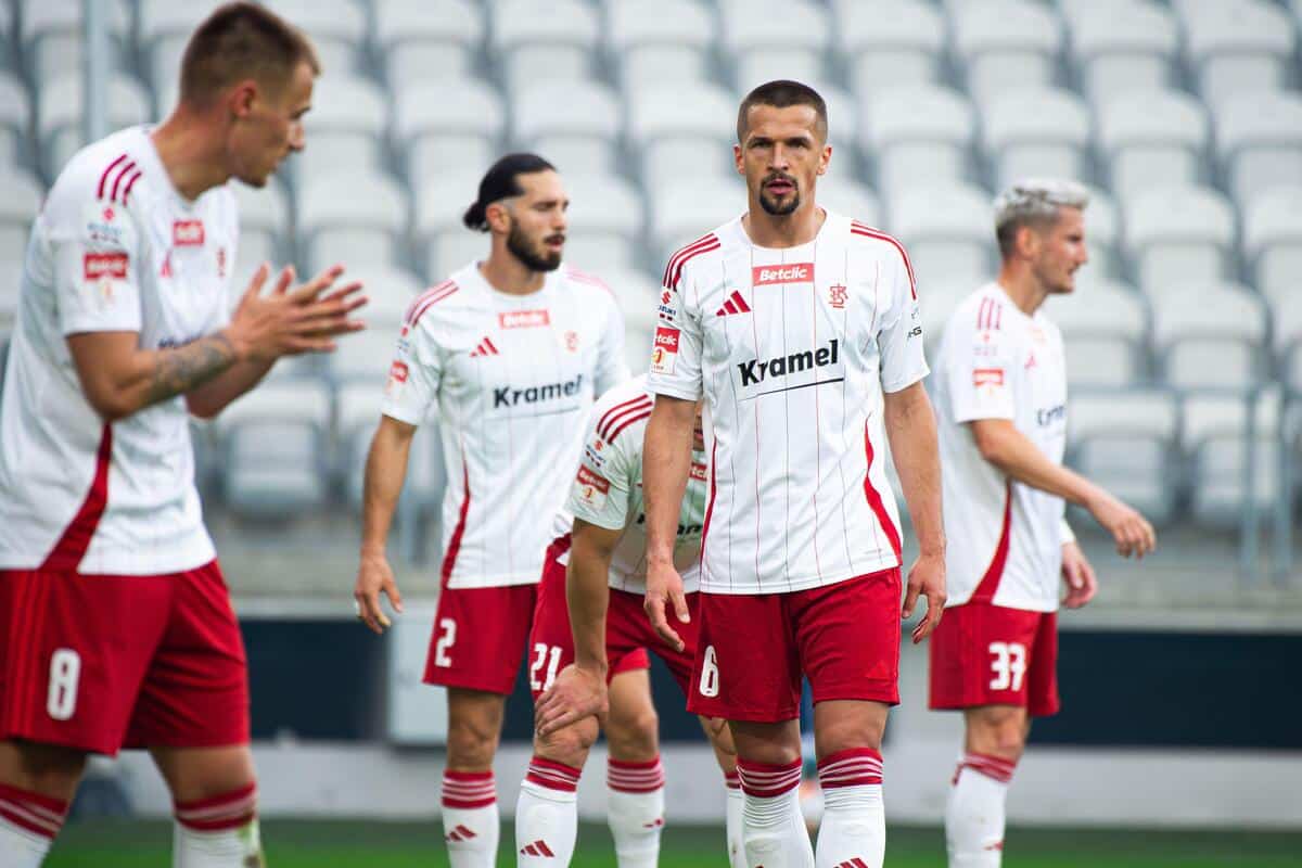 Piłkarze ŁKS-u Łódź