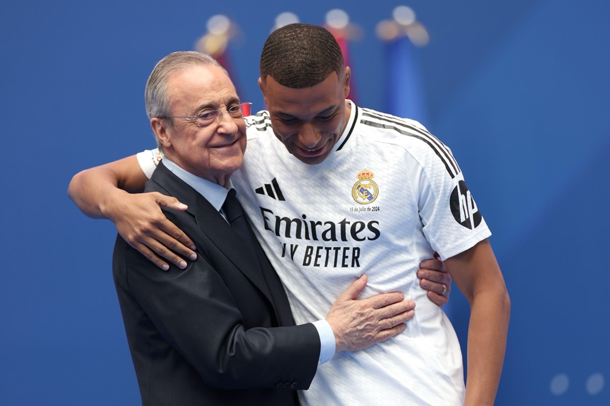 Florentino Perez i Kylian Mbappe