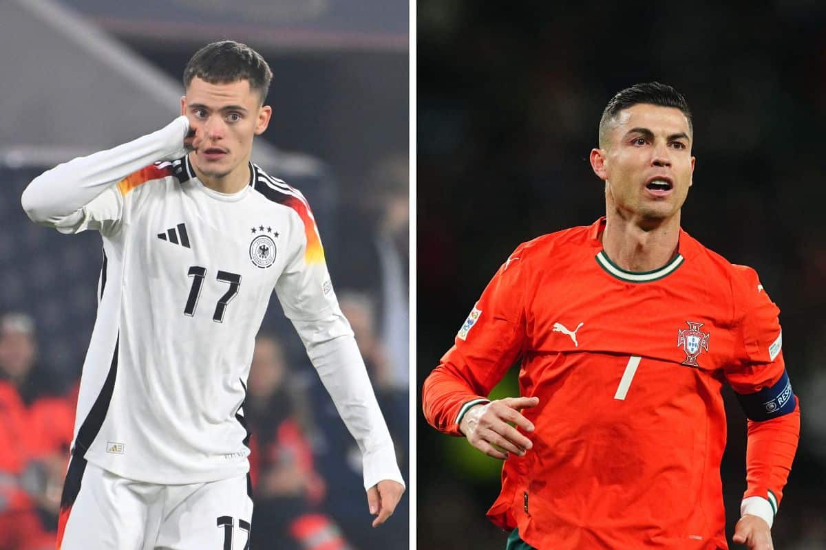 Florian Wirtz i Cristiano Ronaldo