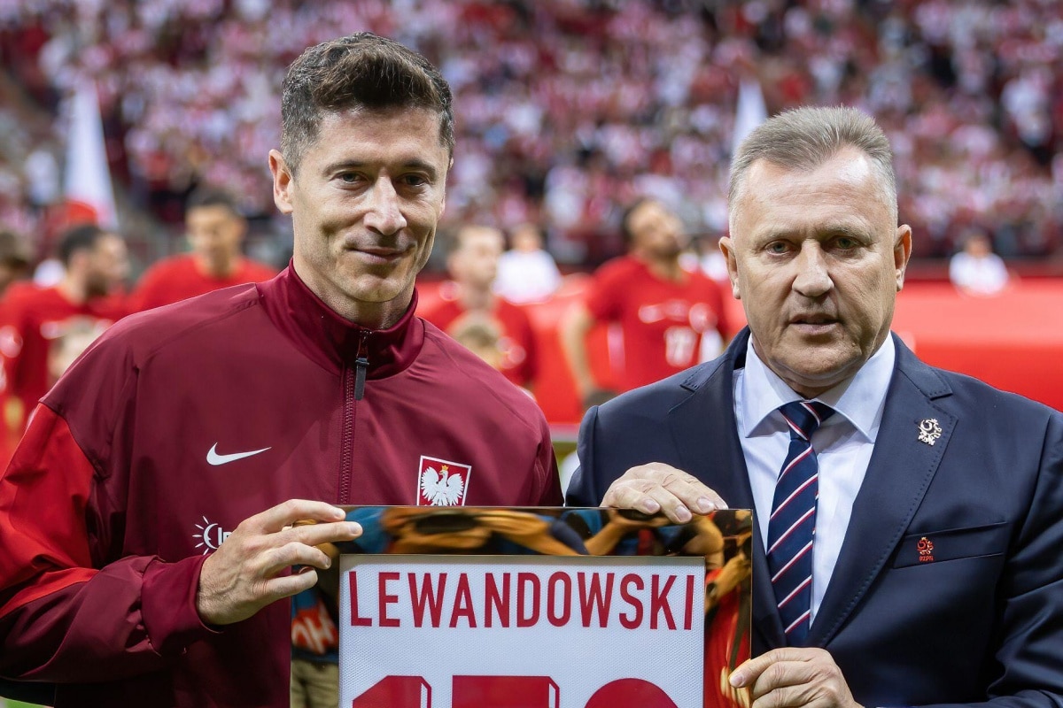 Cezary Kulesza i Robert Lewandowski