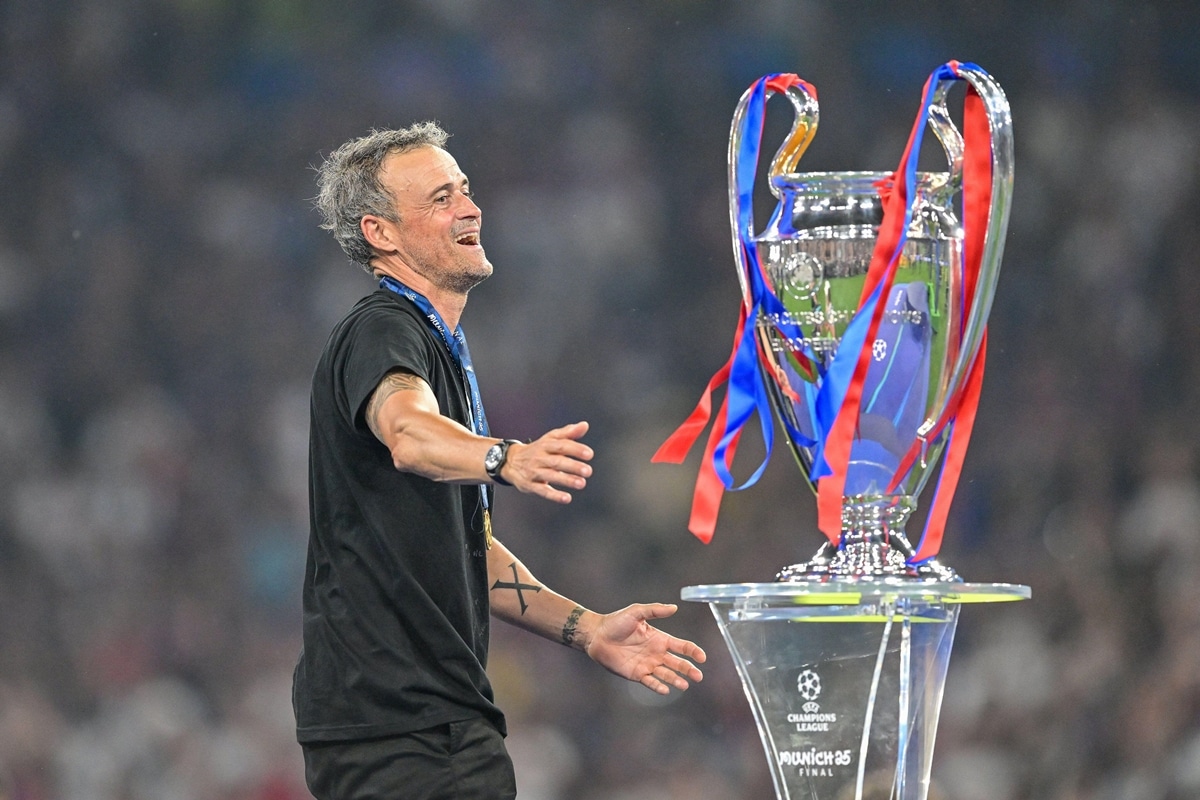 Luis Enrique - trener PSG