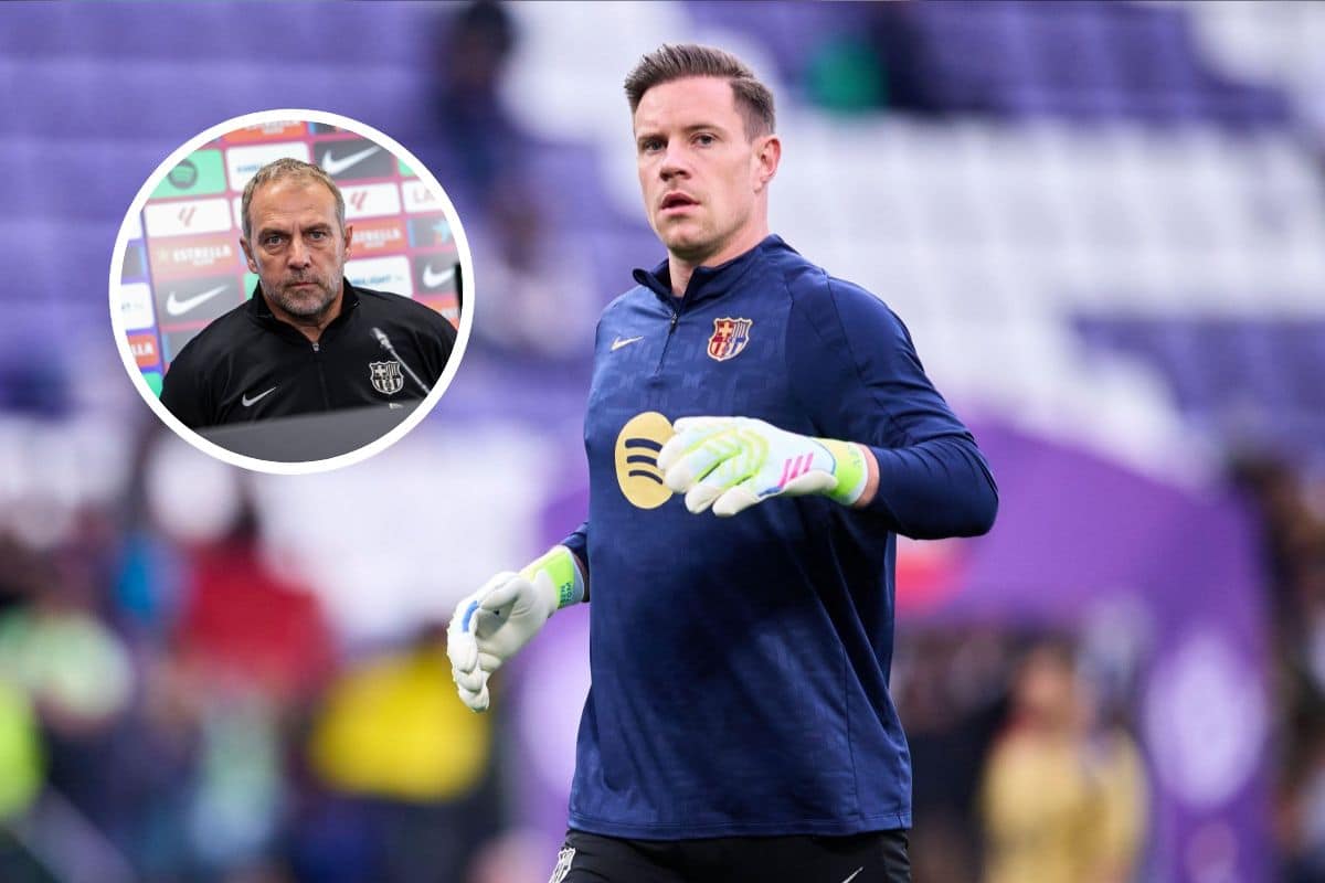 Marc-Andre ter Stegen i Hansi Flick