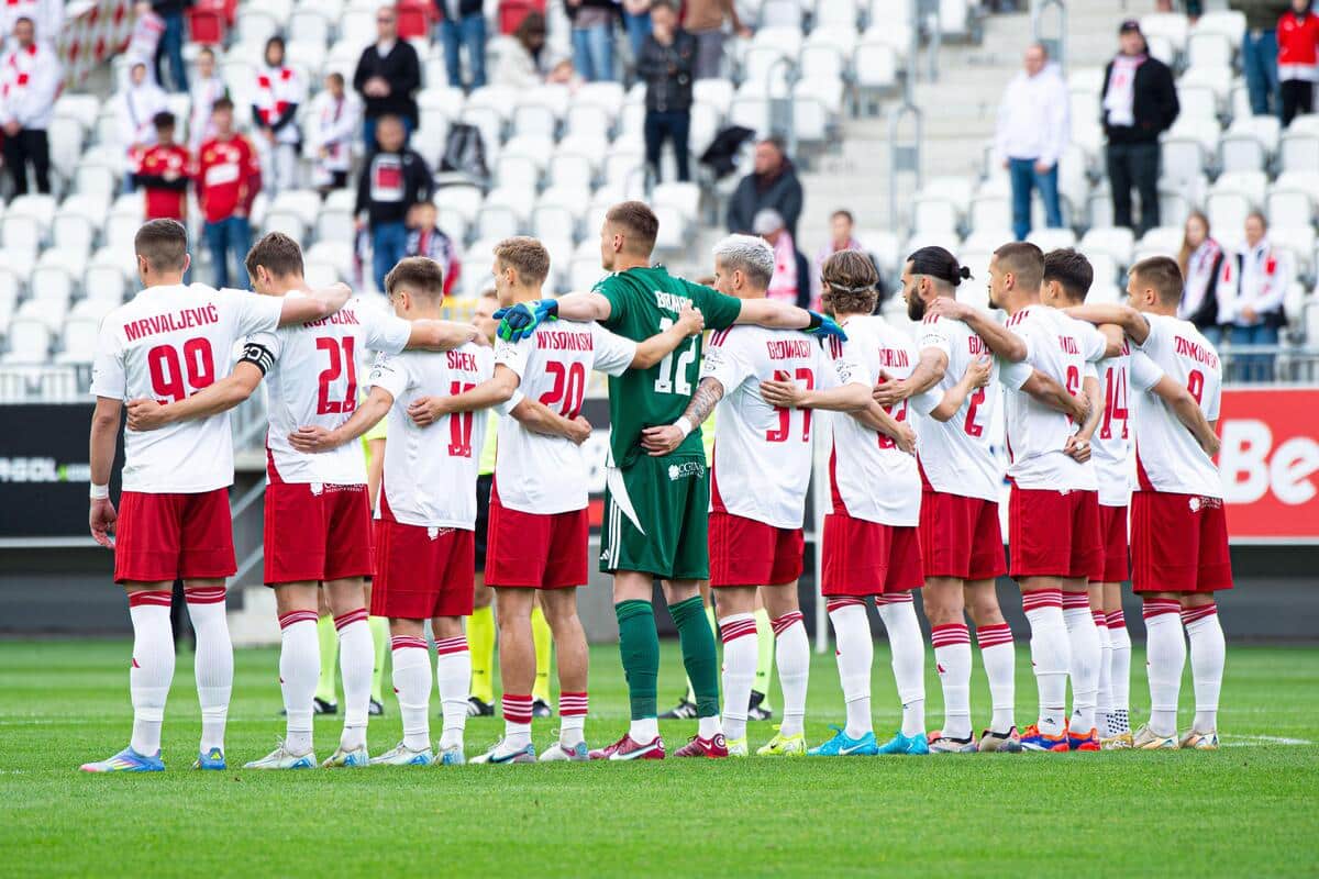 Piłkarze ŁKS-u Łódź