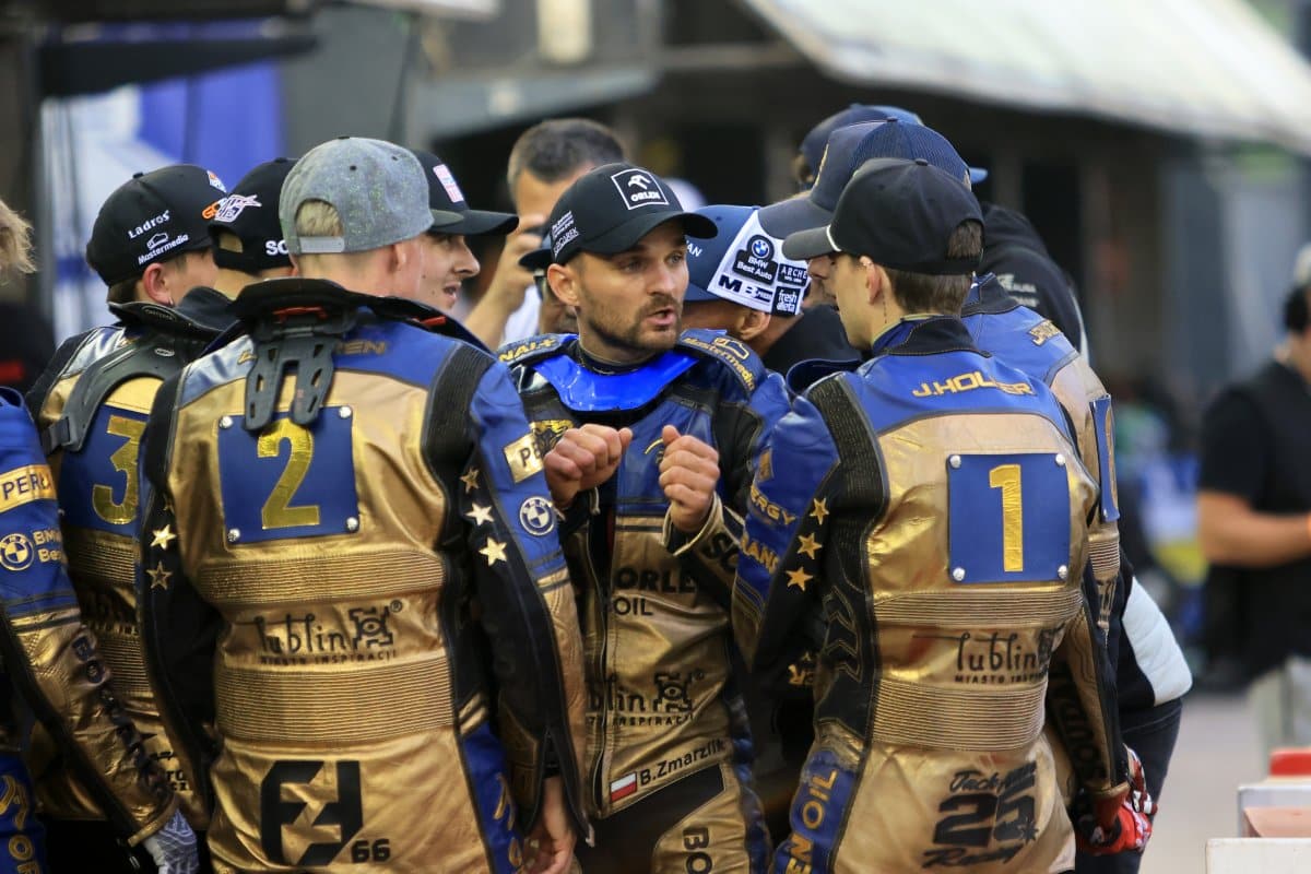 Bartosz Zmarzlik i żużlowcy Motoru Lublin