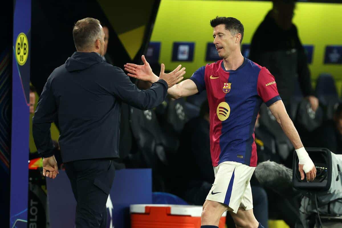 Hansi Flick i Robert Lewandowski