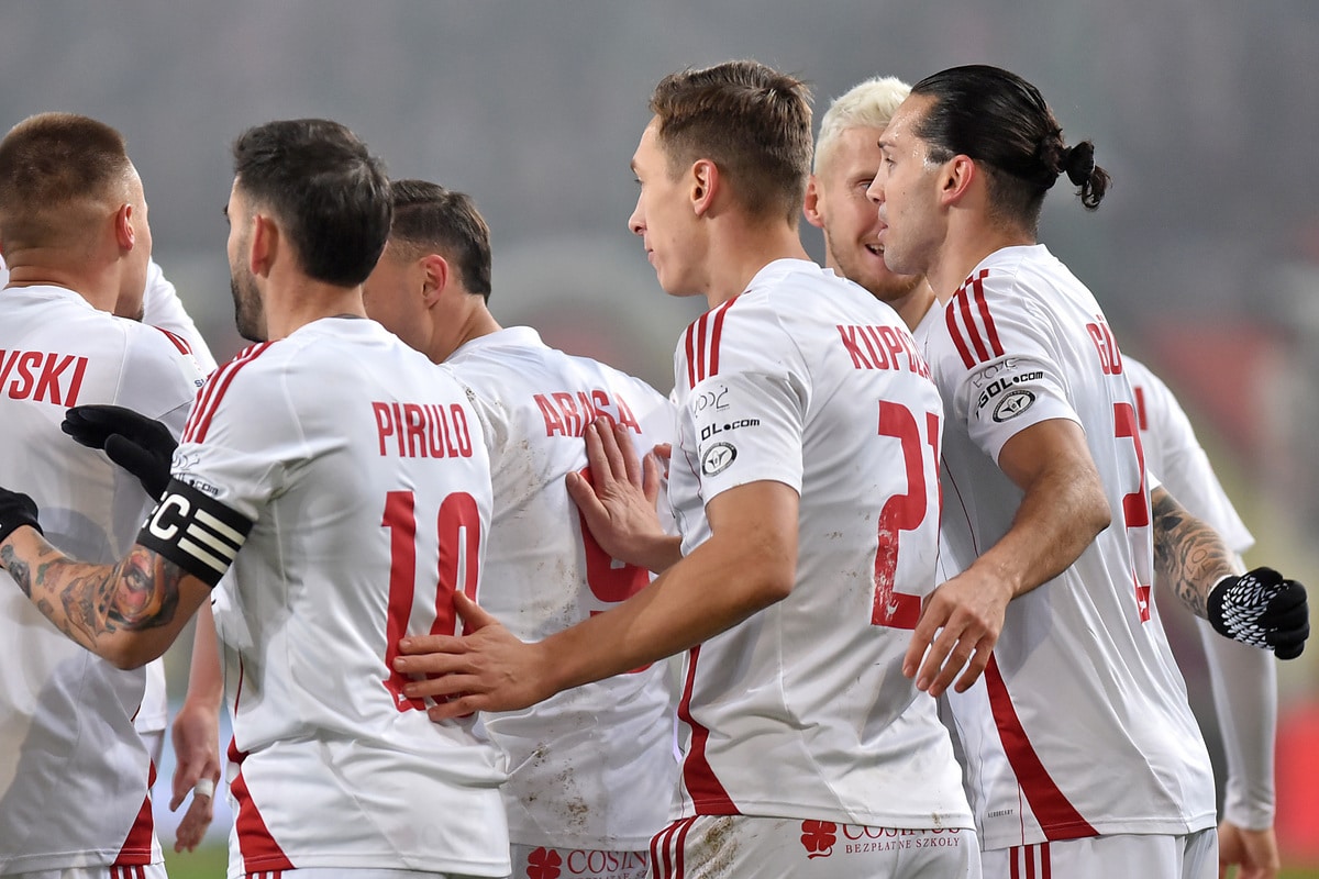 Piłkarze ŁKS-u Łódź