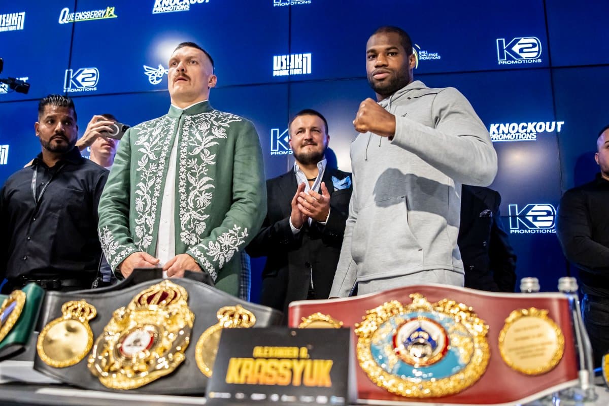 Ołeksandr Usyk i Daniel Dubois