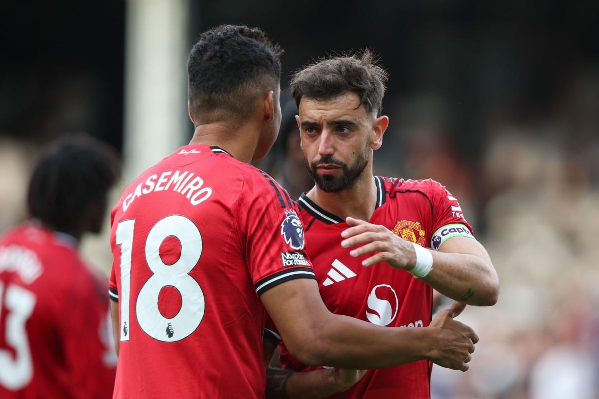 Casemiro oraz Bruno Fernandes