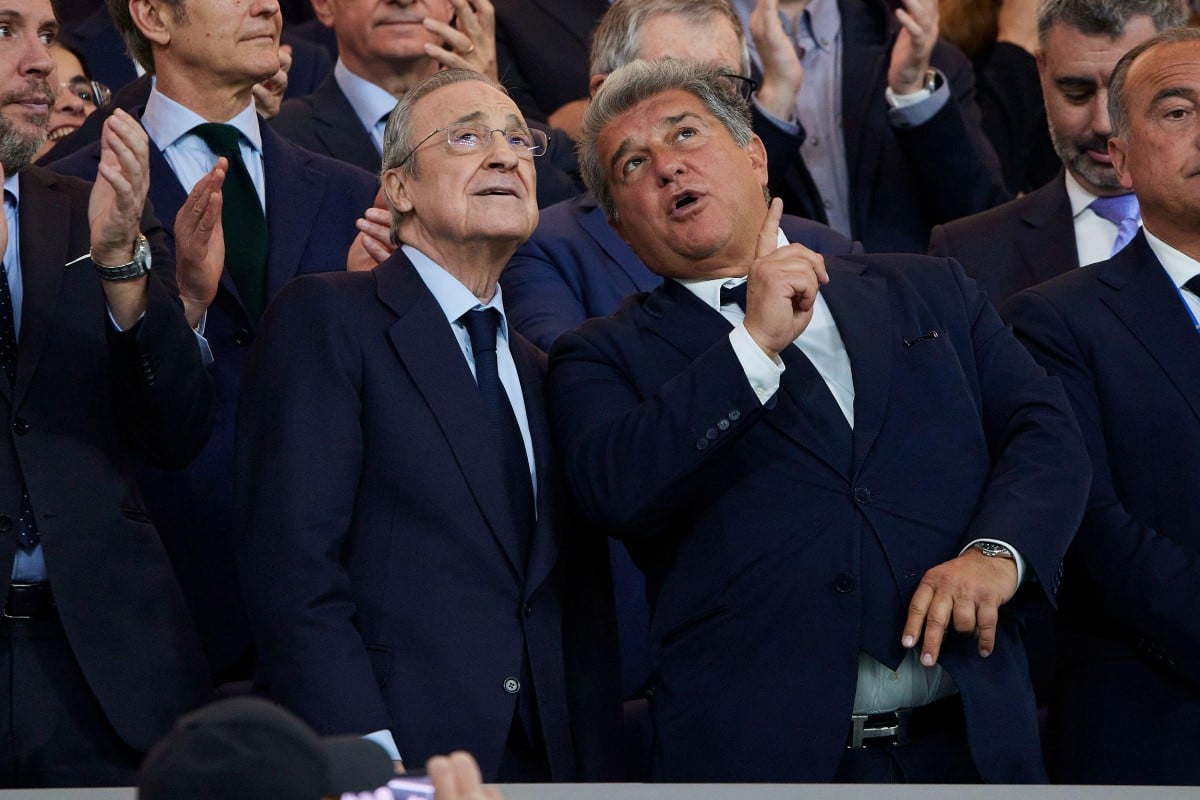 Florentino Perez oraz Joan Laporta
