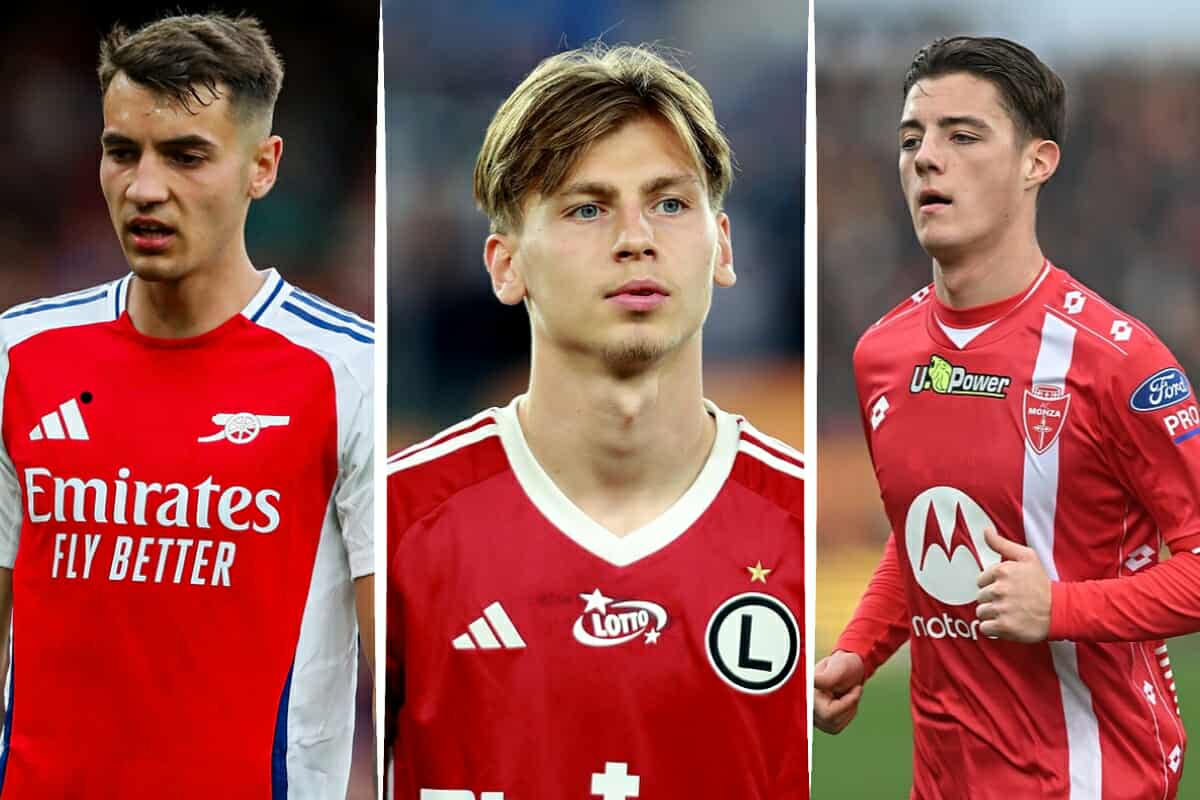 Jakub Kiwior, Jan Ziółkowski i Kacper Urbański