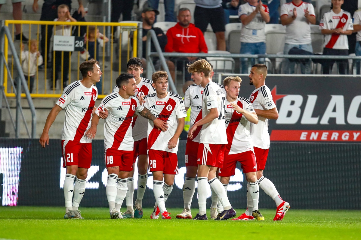 Piłkarze ŁKS-u Łódź