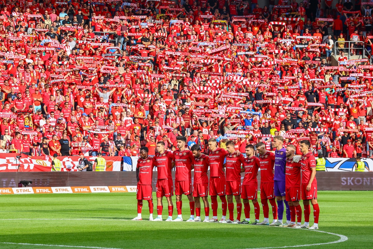 Piłkarze Widzewa Łódź