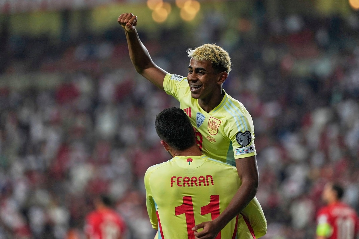 Ferran Torres i Lamine Yamal