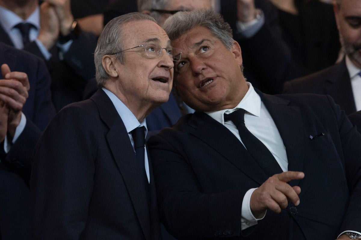 Florentino Perez oraz Joan Laporta