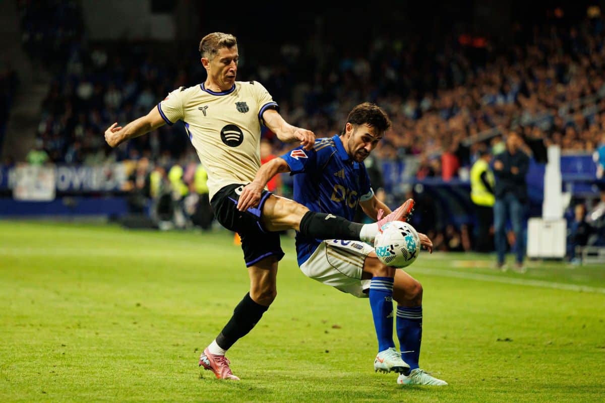 Robert Lewandowski i Lucas Ahijado