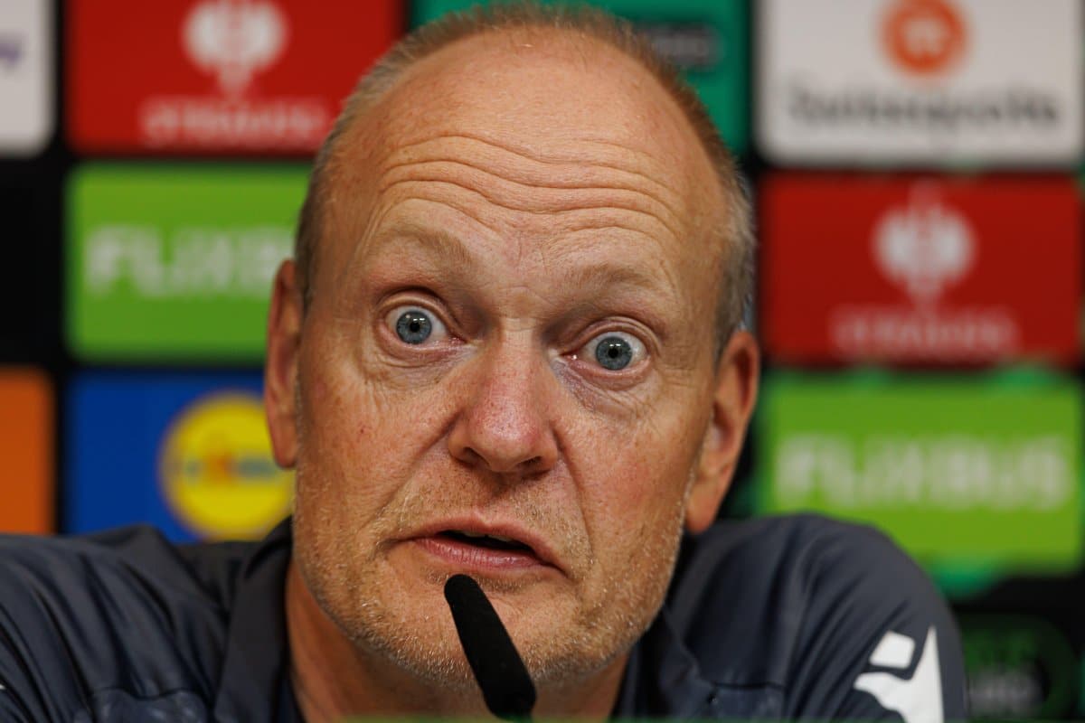 Niels Frederiksen na konferencji przed meczem z Lincoln