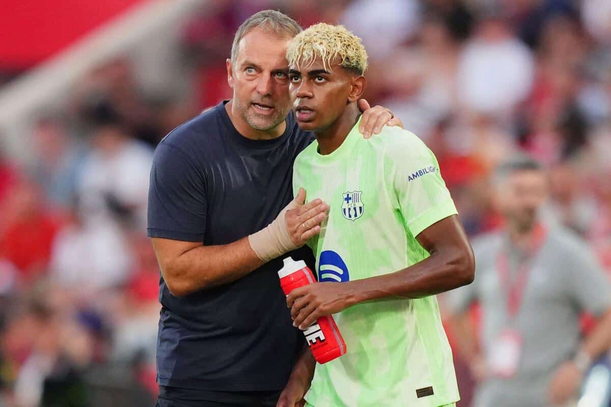 Hansi Flick i Lamine Yamal