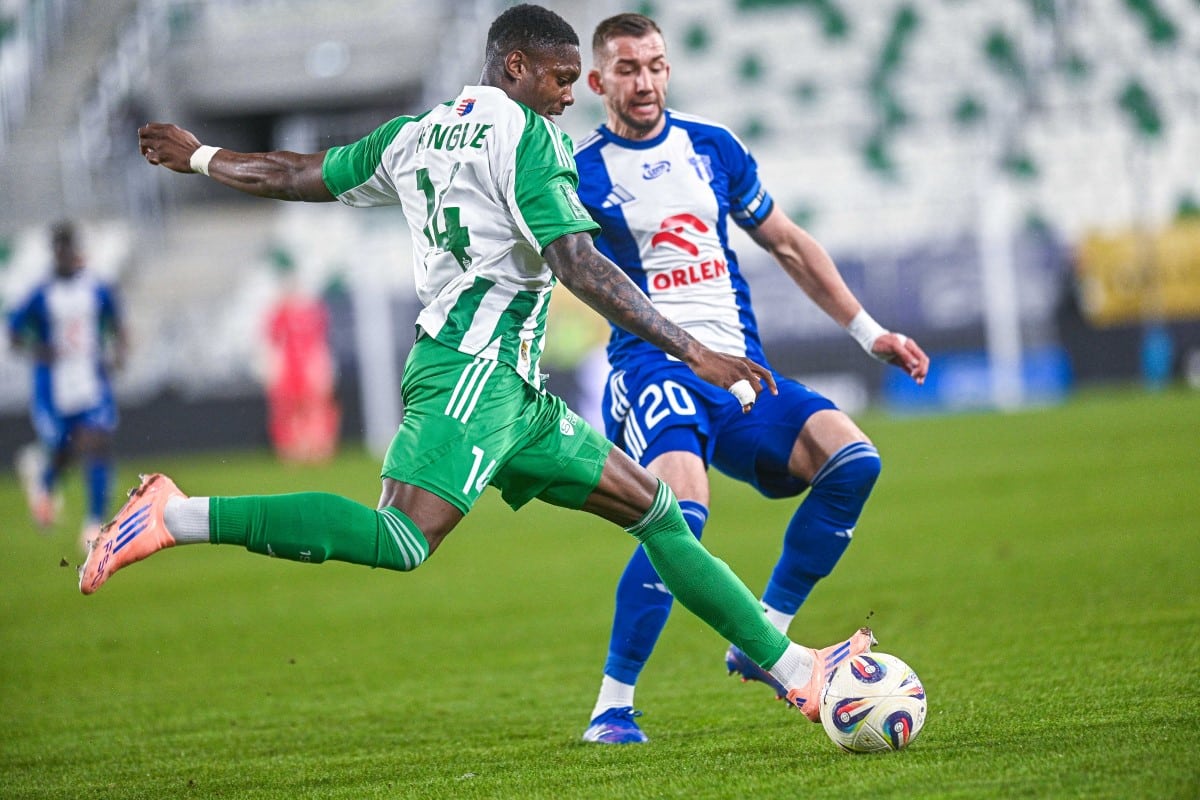 Steve Kingue oraz Łukasz Sekulski