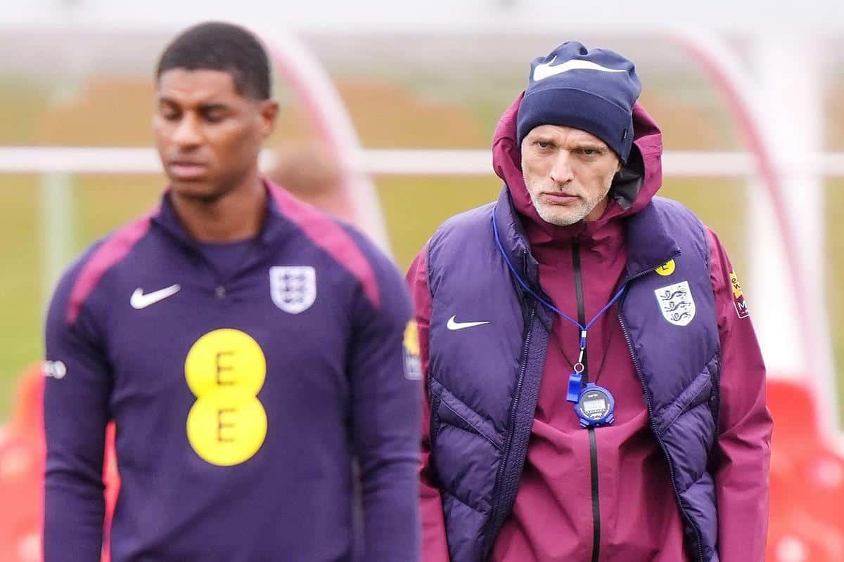 Thomas Tuchel i Marcus Rashford