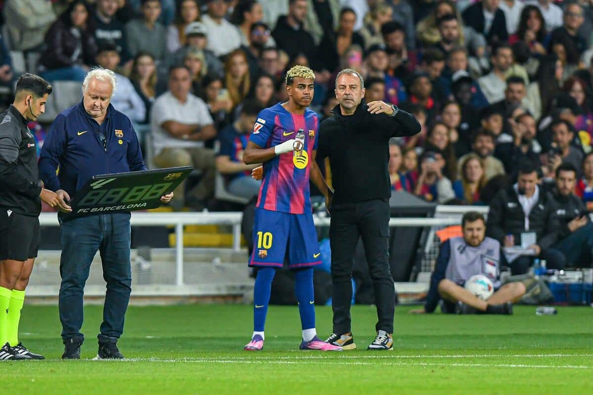 Lamine Yamal i Hansi Flick