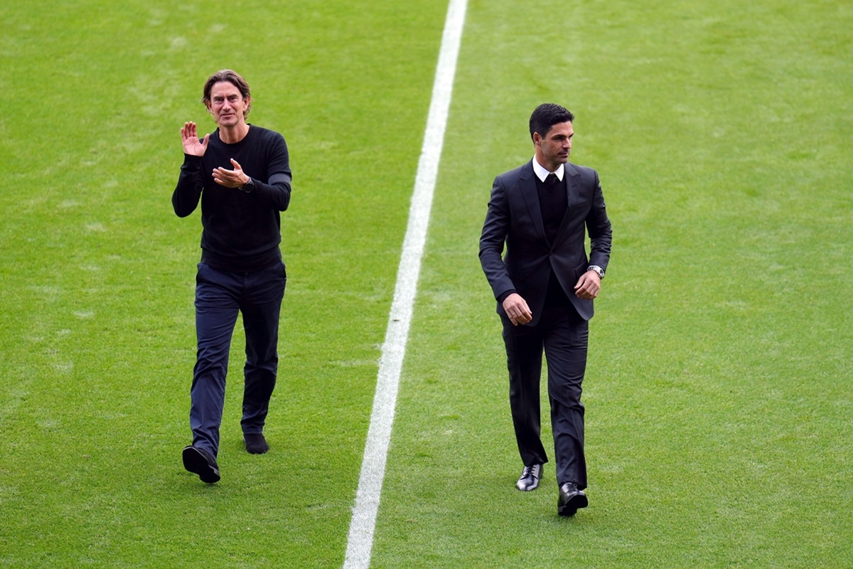 Thomas Frank i Mikel Arteta