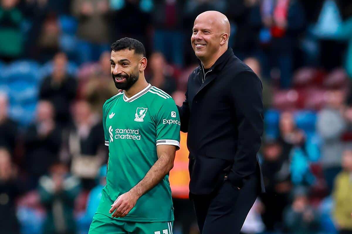 Mohamed Salah i Arne Slot