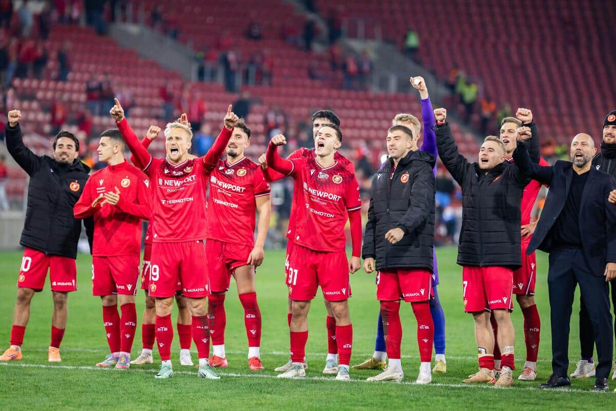 Piłkarze Widzewa Łódź