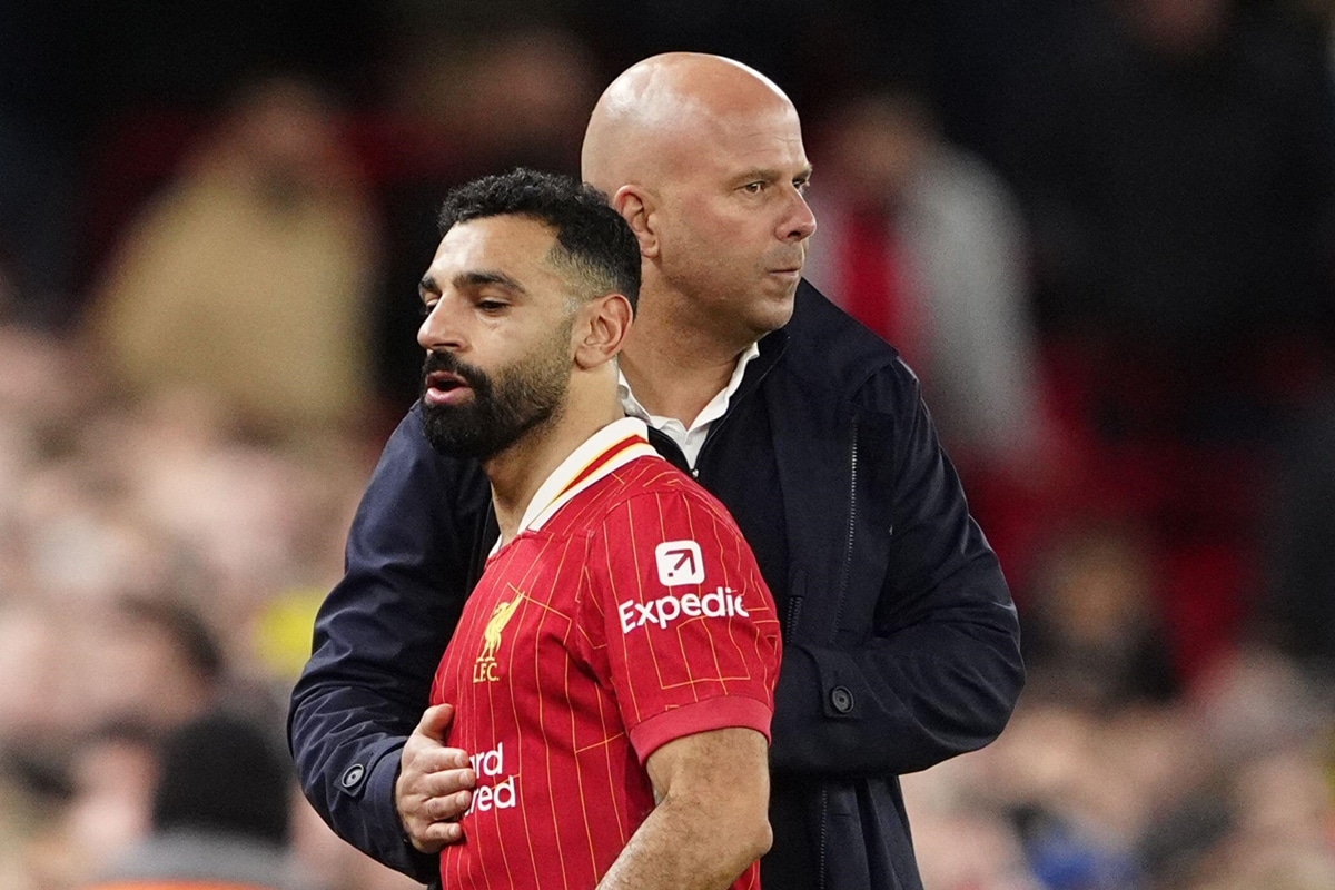 Mohamed Salah i Arne Slot