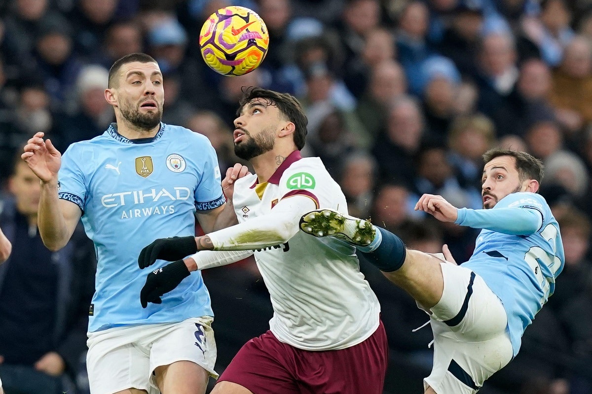 Mateo Kovačić, Lucas Paqueta i Bernardo Silva (Manchester City - West Ham United)