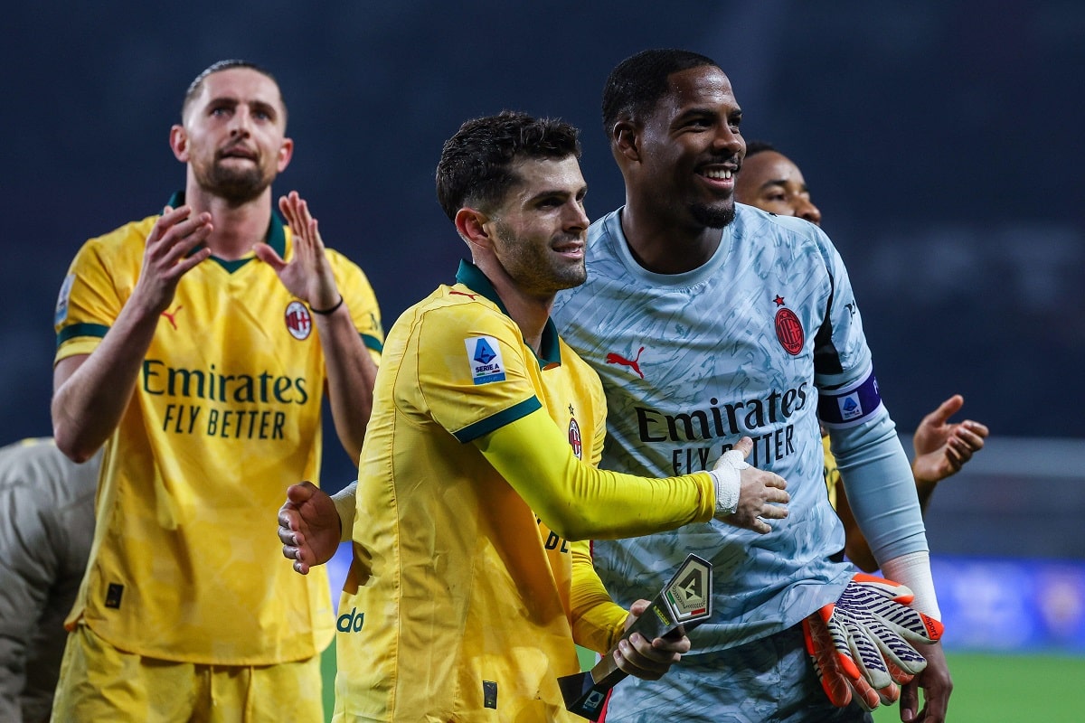 Christian Pulisic i Mike Maignan (Torino FC - AC Milan)