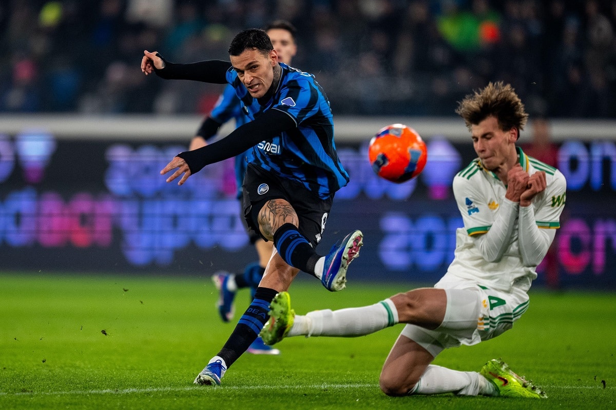 Gianluca Scamacca i Jan Ziółkowski (Atalanta BC - AS Roma)