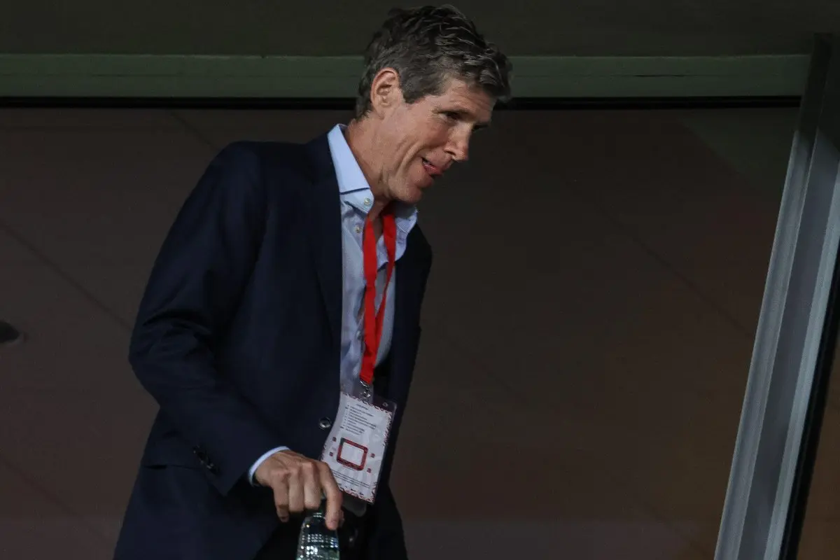 Robert Platek na meczu Cracovii