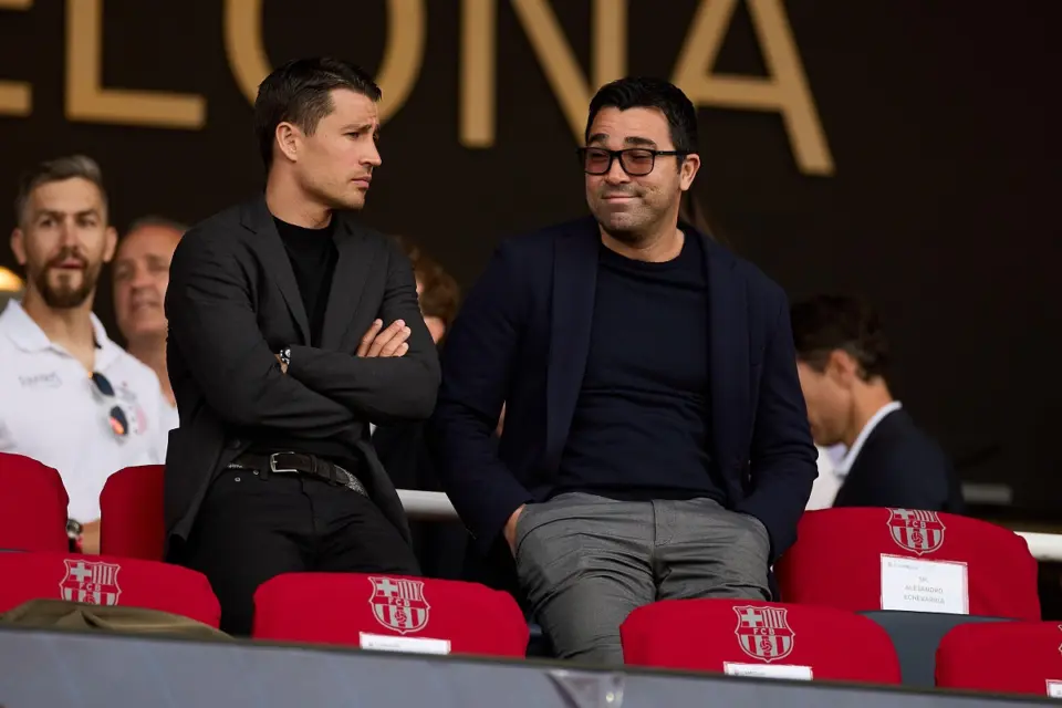 Deco i Bojan Krkić (FC Barcelona - Rayo Vallecano)