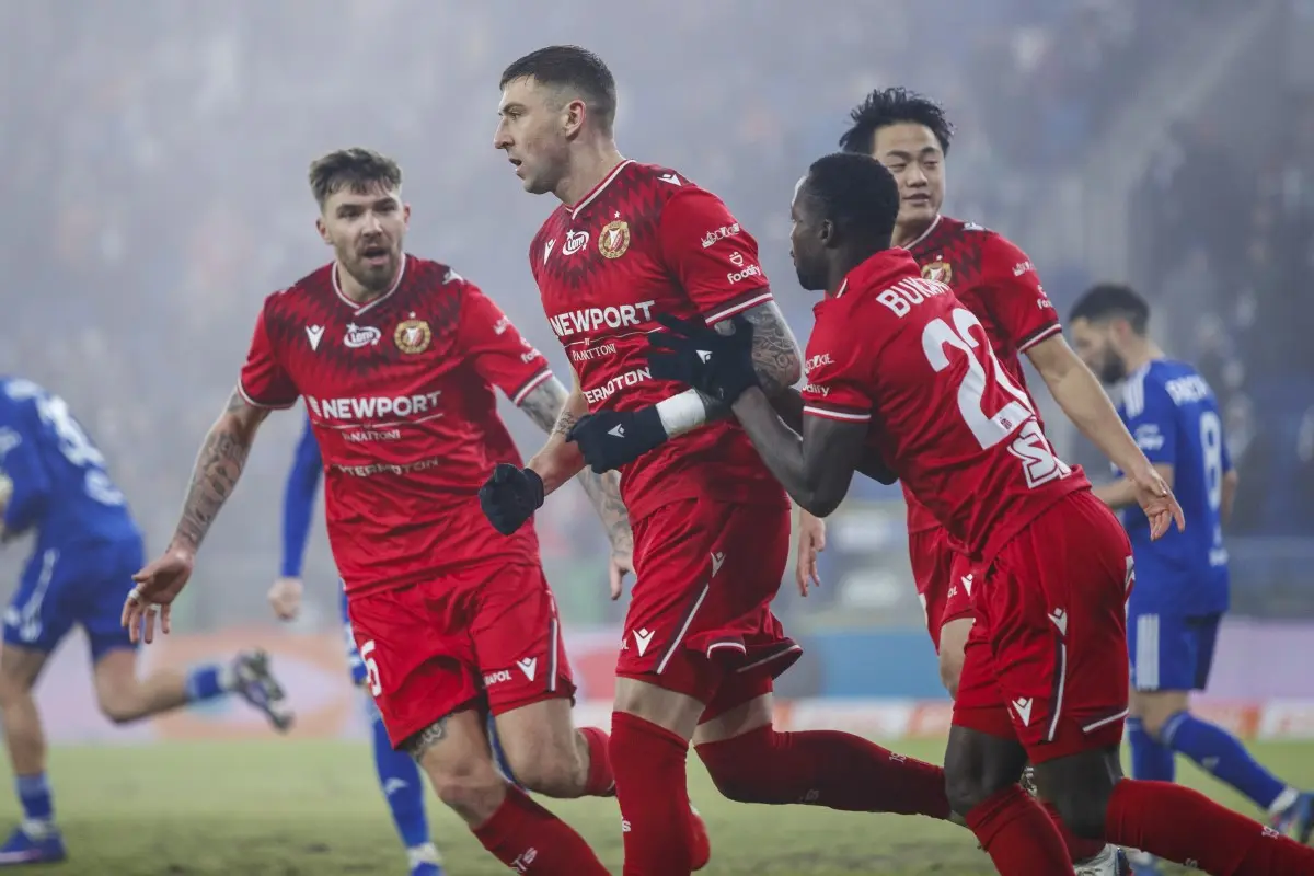 Piłkarze Widzewa Łódź