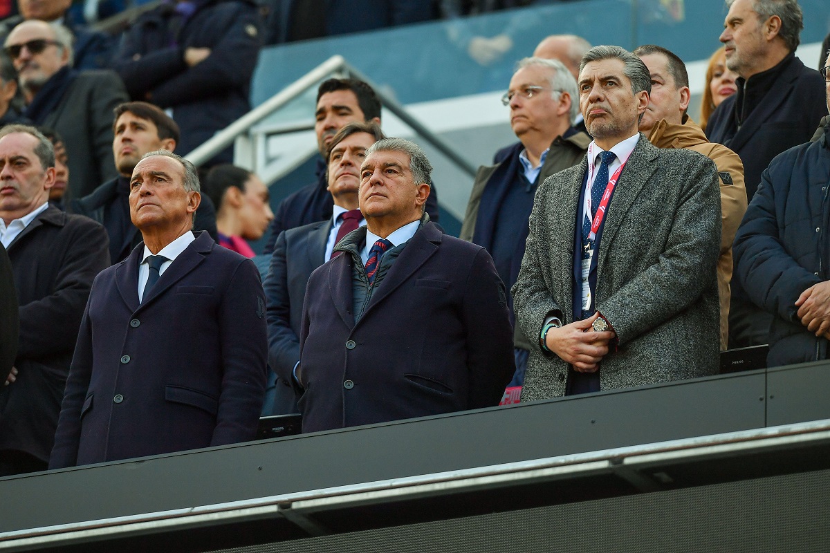 Joan Laporta (FC Barcelona - Real Oviedo)