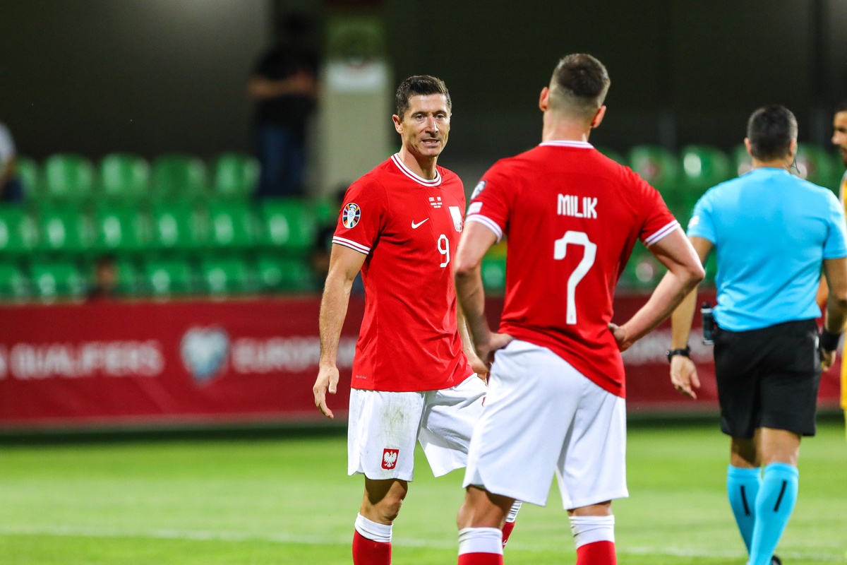 Robert Lewandowski i Arkadiusz Milik